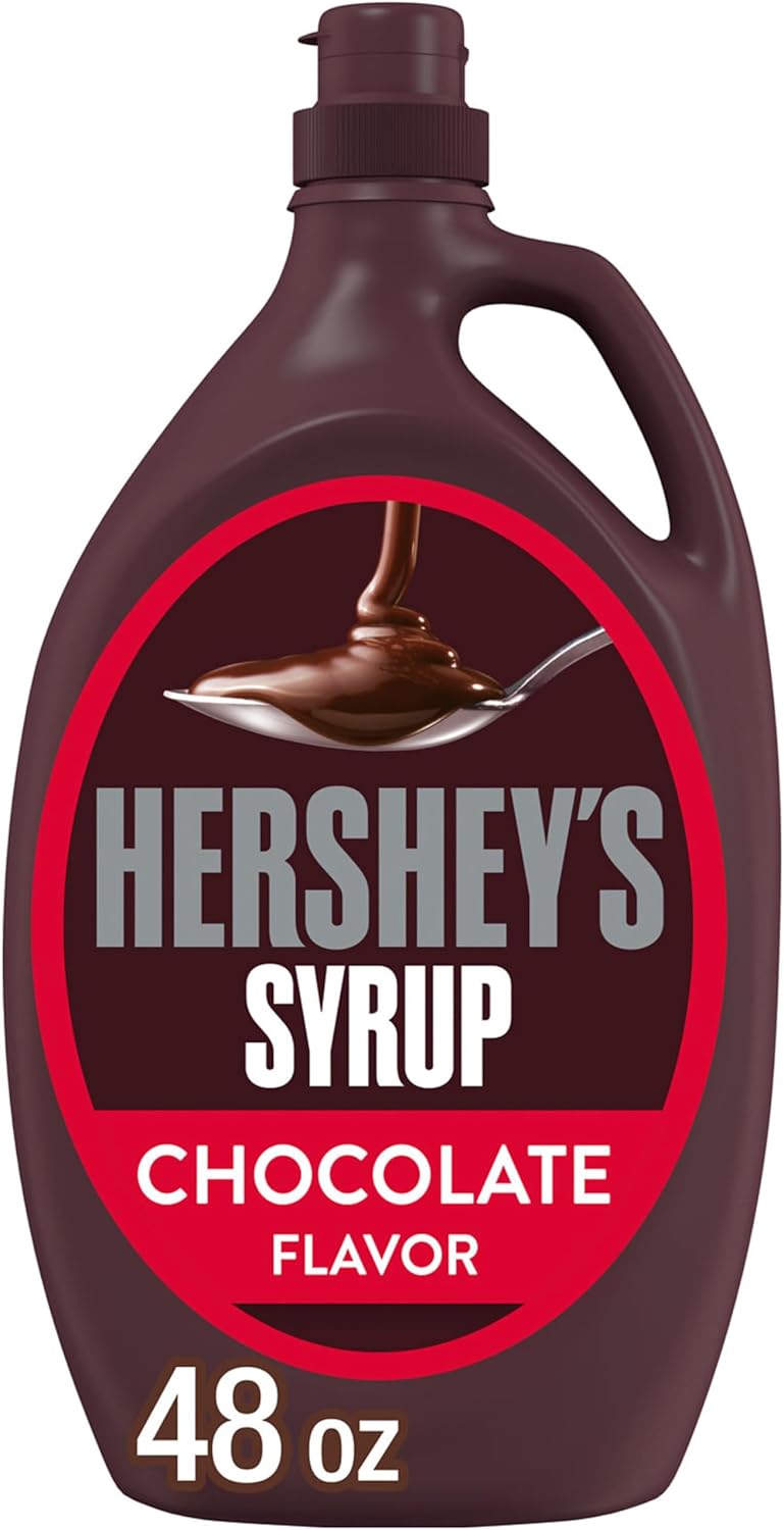 HERSHEY'S Chocolate Syrup Bulk Bottle, 48 oz