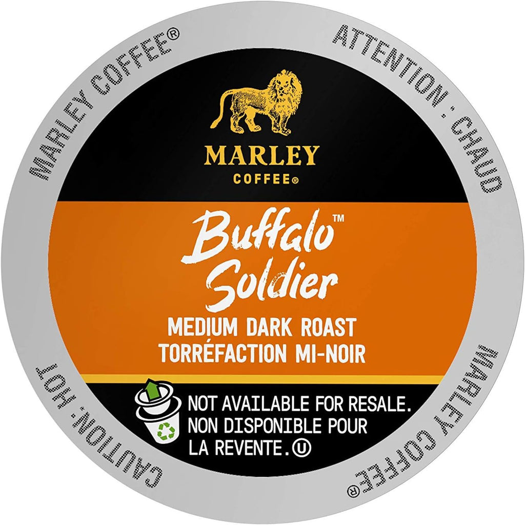 Marley Coffee, Buffalo Soldier, 96 Count Single Serve Cups