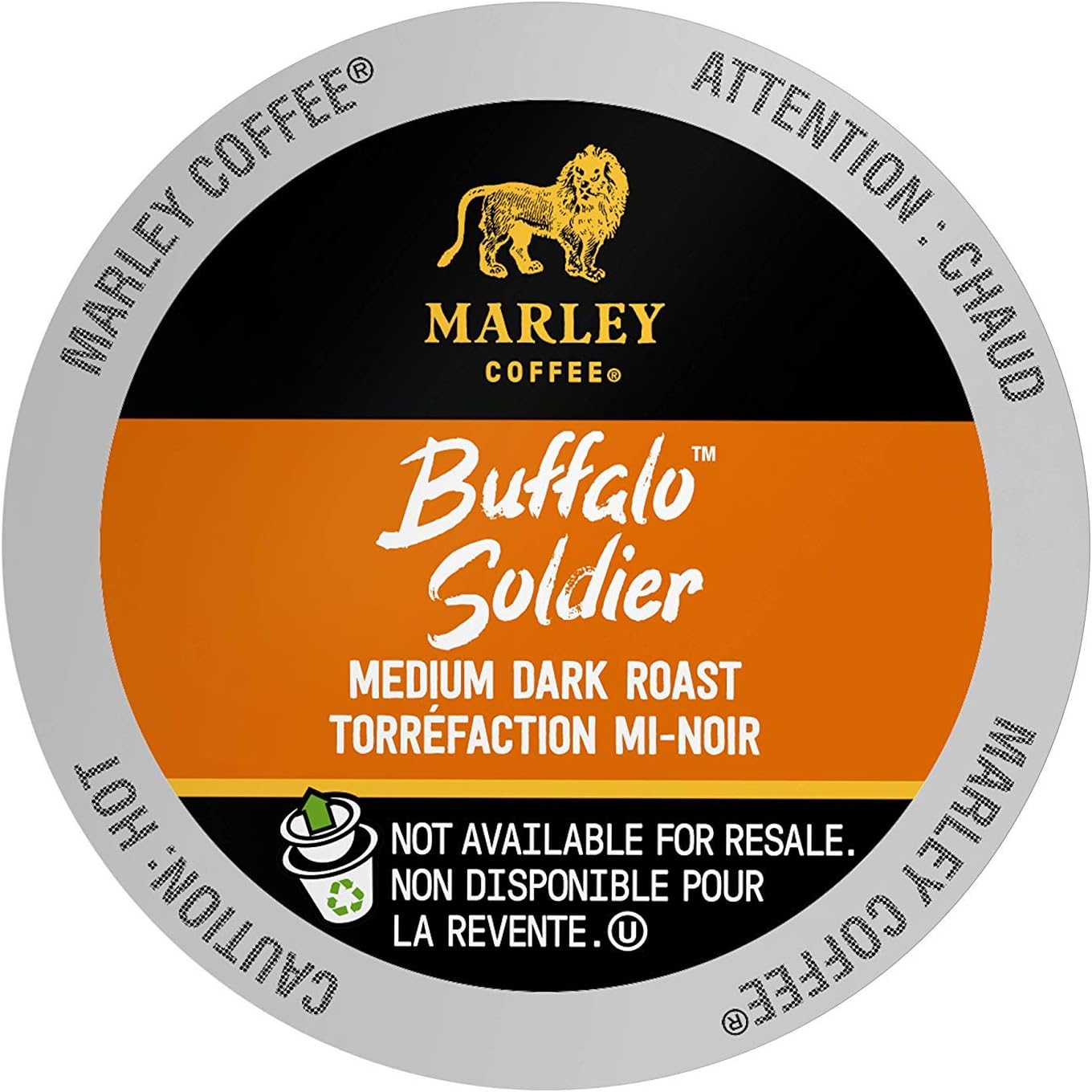 Marley Coffee, Buffalo Soldier, 96 Count Single Serve Cups