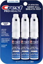 Crest Pro-Health | Portable Alcohol-Free CPC Mist with Clean Mint Flavor | Instant Fresh Breath - 3 Count (0.24oz/7ml) Breath Spray