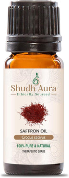 Saffron Essential Oil | 100% Pure, Undiluted and Natural | Therapeutic Grade Premium Oils for Aromatherapy & Diffuser (5ML)