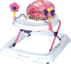 Smart Steps Trend Activity Walker with Removeable Toy Bar, Multi-Directional Front Wheels, Tray, Adjustable Height and Flat Fold Frame for Storage, Ages 6 Months +, Emily Pink