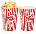 Homrelaxy 54Pcs Mini Popcorn Boxes, 4.6" Tall and 2.6" Square Small Paper Popcorn Containers Buckets for Pop Corn Machine, Movie Night, Cinema, Carnival, Party, Concessions