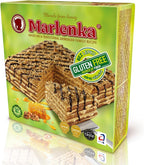 Gluten Free MARLENKA- honey cake with nuts- Six Layer Anniversary Birthday Cake