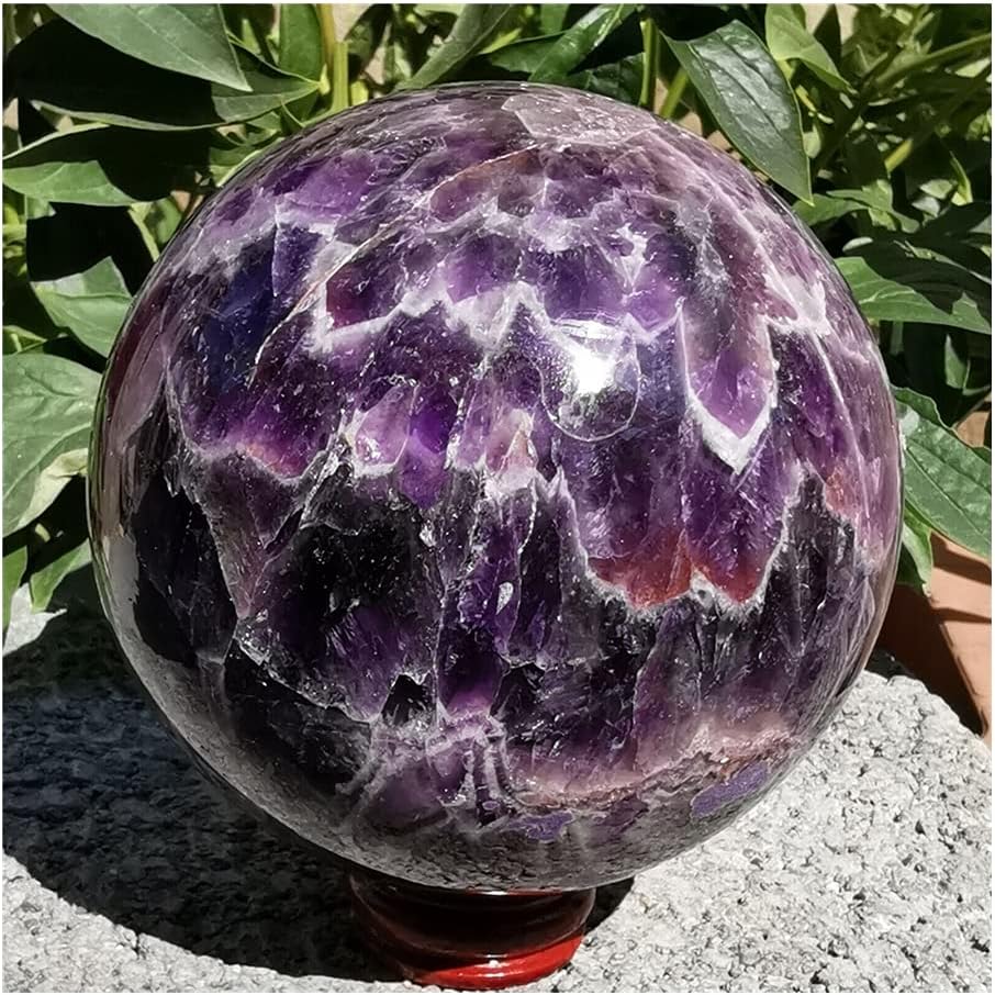 Health & Household Natural Dreamy Amethyst Sphere Quartz Crystal Ball