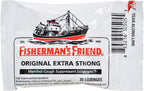 FISHERMANS FRIEND 20 LOZENGES 10MG ORIGINAL EXTRA STRONG (pack of 4)
