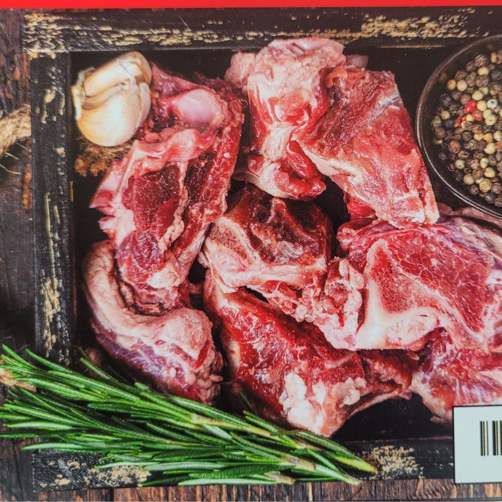 Delta Sunrise Halal Goat Cubes, Bone-In, 15 lb Pack, Frozen Premium Halal-Certified Goat Meat, All-Natural and Tender, Perfect for Curries, Stews, Biryanis, and Authentic Gourmet Cooking
