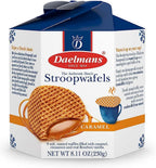 DAELMANS Caramel Stroopwafels - Authentic Soft Toasted Dutch Waffles, Cinnamon, Bourbon Vanilla, Certified Kosher Dairy - 8.11 Ounce (Pack of 1)