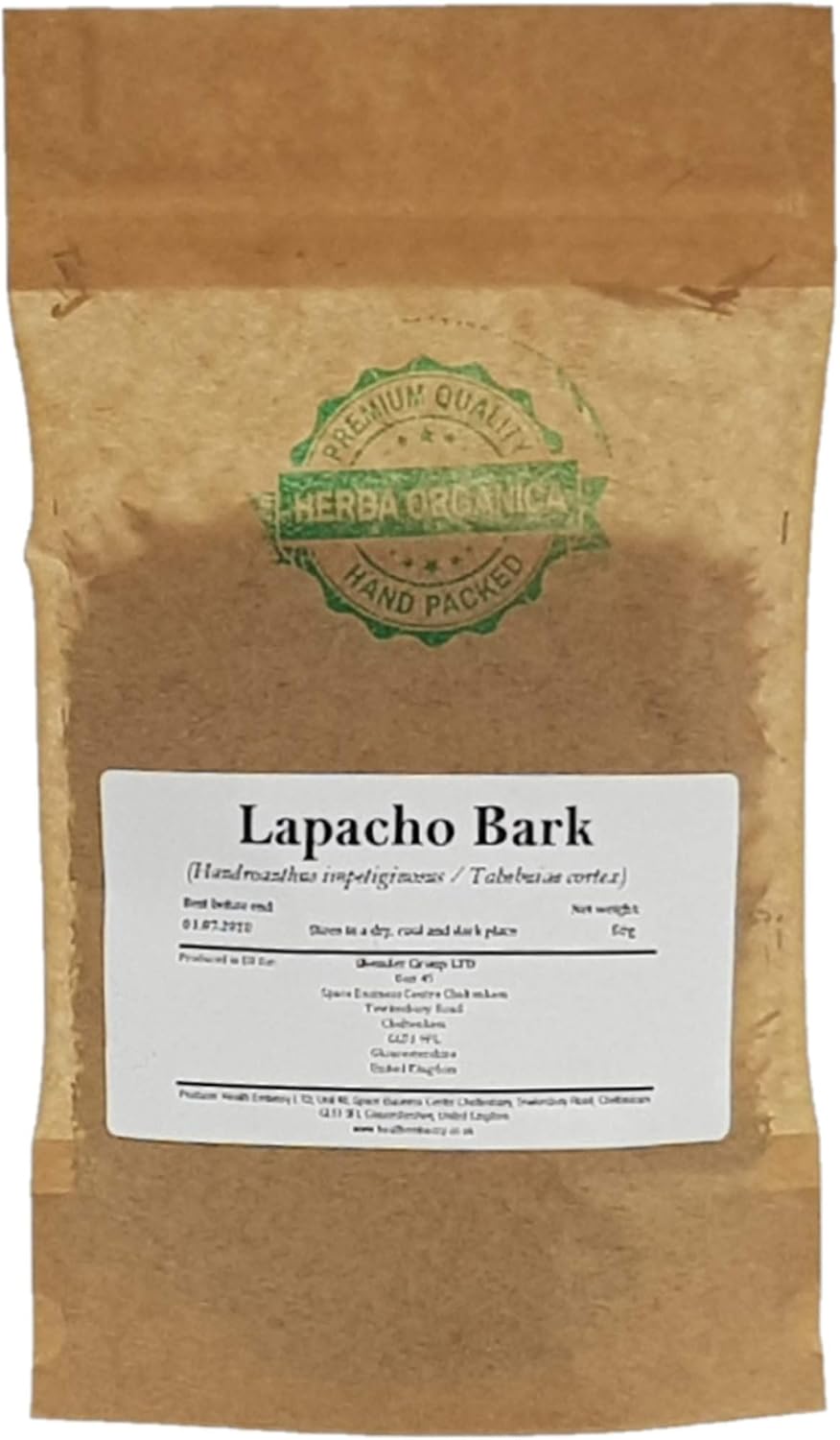 Herba Organica Lapacho Bark - Pau d’Arco - Herbal Tea (50g)