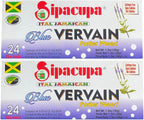 Sipacupa Blue Vervain Tea Bags - 2pk Herbal Tea for Relaxation and Wellness - Calming Herbal Blend - Enjoy Hot or Iced