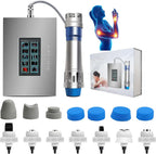 Shockwave Therapy Machine Extracorporeal Shock Wave Therapy Device 7in1 Focused Shockwave Therapy Machine Pain Relief at Home for Body Feet Knees, Silver