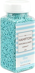 Blue Sprinkles Jimmies 3.17 oz, Sprinkles For Cake Decorating, Cake Sprinkles, Sprinkles For Baking, Ice Cream & More, The Hampton Candy Company