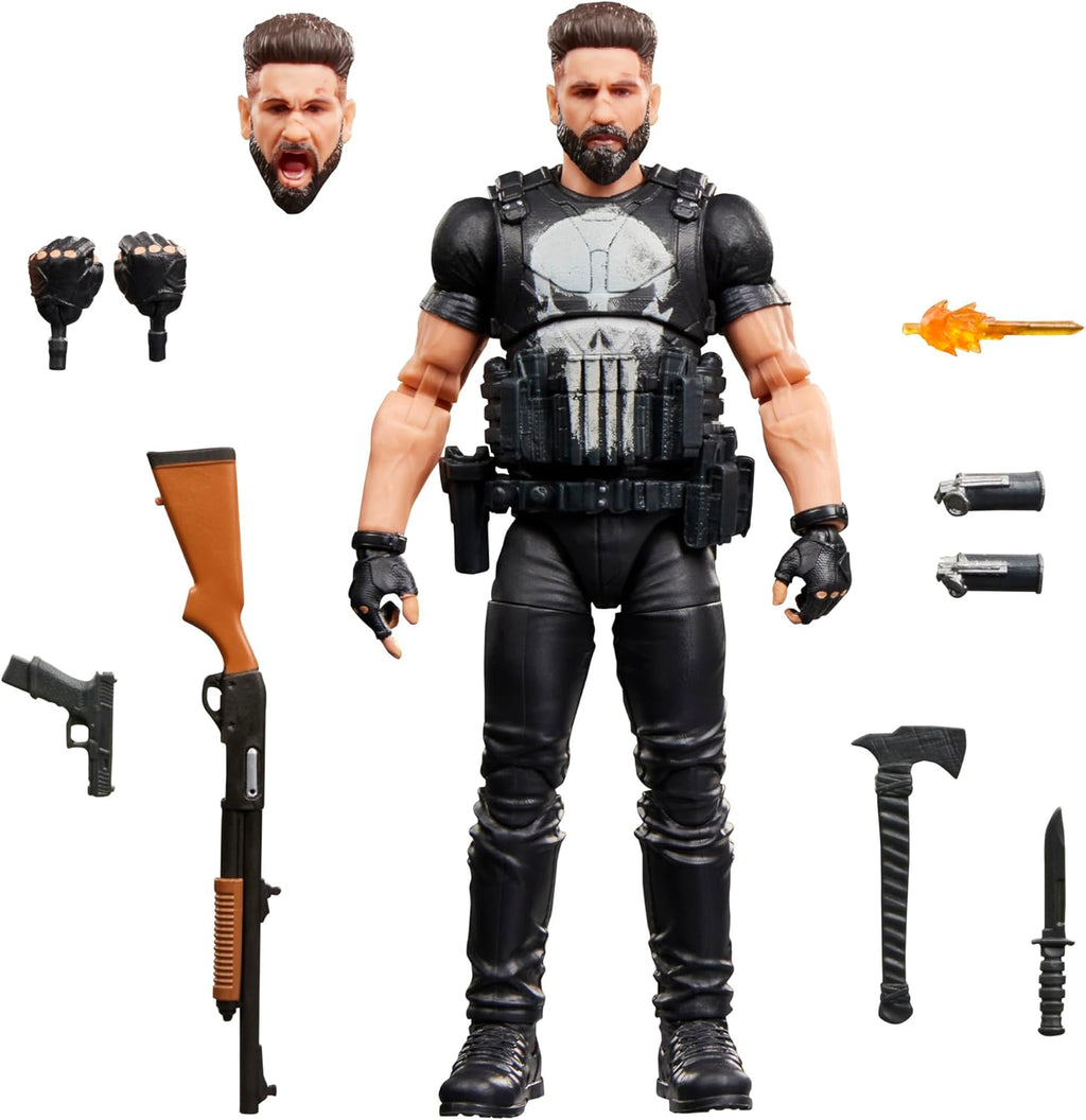 Marvel Legends Series Punisher, The Punisher Collectible 6-Inch Action Figure Set