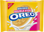 OREO Double Stuf Golden Sandwich Cookies, Family Size, 18.71 oz