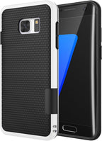 Jeylly Galaxy S7 Edge Case, One-Piece Ultra Slim 3 Color Impact Anti-Slip Rugged Soft TPU Bumper Shockproof Protective Case Cover Shell for Samsung Galaxy S7 Edge S VII Edge G935 - Black