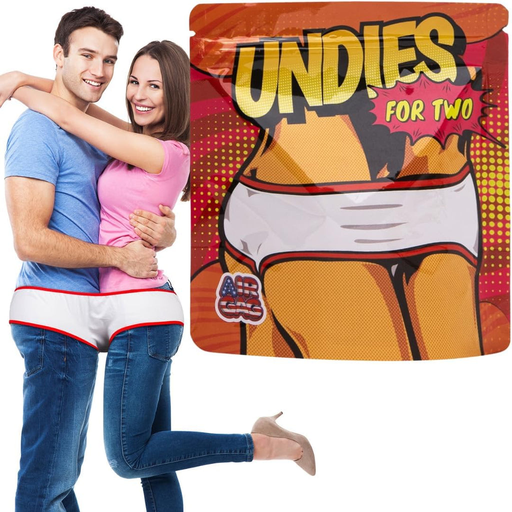 AIR GAG Two-Person Party Shorts – Fun Apparel for Events, Games and Group Activities – One Size Fits Most