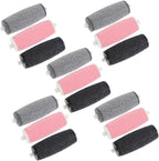 15pcs Foot File Roller Heads Replacement, Electronic Pedicure Accessory for Dead Skin Removal, Multi-Color Foot Care Tool Set for Professional and Home Use