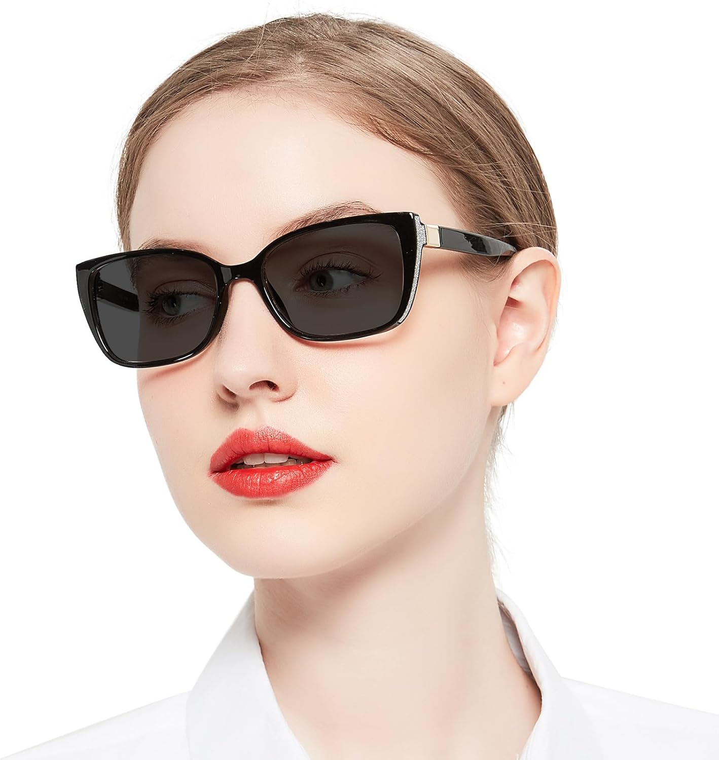 OCCI CHIARI Reader Sunglasses Women 1.5 Trendy Reading Sunglasses 1.0 1.25 1.5 1.75 2.0 2.25 2.5 2.75 3.0 3.5 (Black, 1.50)