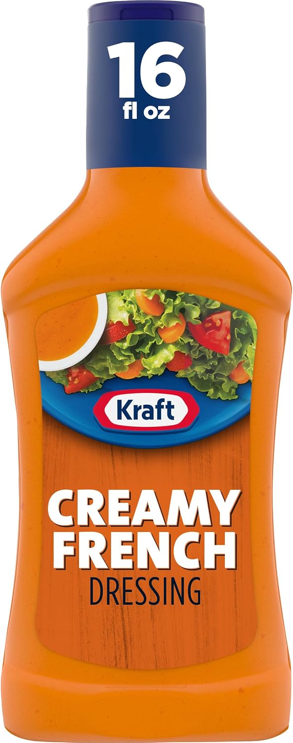 Kraft Creamy French Dressing, 16 fl oz Bottle