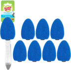 Scotch-Brite Non-Scratch Dishwand Kit, Includes 1 Wand & 8 Refill Pads, Keep Hands Out of the Mess, Blue
