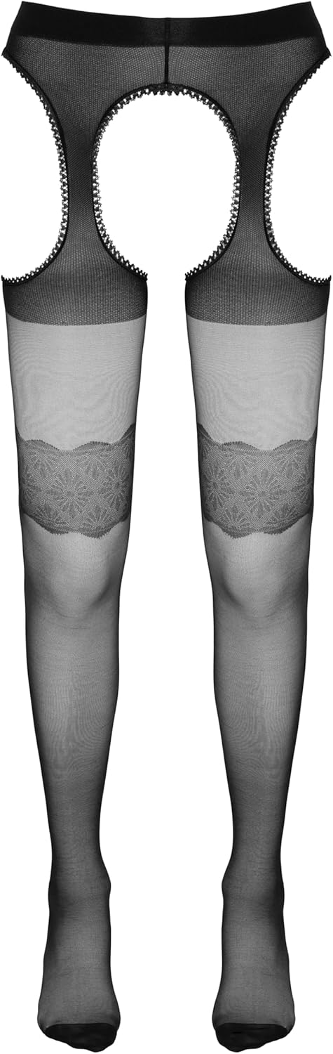 Cotelli Collection Large Tights with Garter
