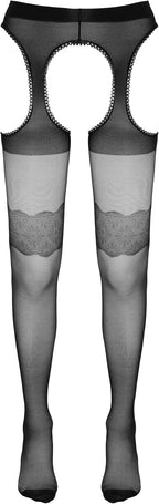Cotelli Collection Large Tights with Garter
