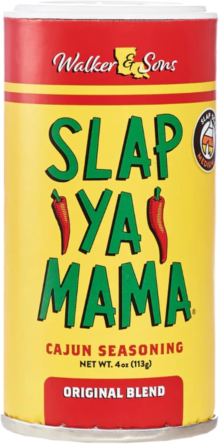 Slap Ya Mama Cajun Seasoning from Louisiana, Original Blend, No MSG and Kosher, 4 Ounce