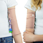 Mighty Well PICCPerfect PICC Line Cover: Soft Touch Double Layer PICC Line Arm Cover | Solid Blush, Small