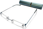 Rimless Reading Glasses for Men and Women +1.0 Turquoise Ultra Slim and Ultra Light Includes Aluminium Matching Case by ilovemyreadingglasses