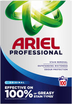 Ariel Professional Washing Powder Detergent 5.5kg Bulk Pack Intense Deep Clean Brilliant White Clothes Fresh Scent Laundry Powder for All Washing Machines Front and Top Loaders Commercial Use