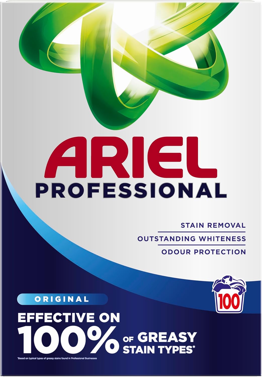 Ariel Professional Washing Powder Detergent 5.5kg Bulk Pack Intense Deep Clean Brilliant White Clothes Fresh Scent Laundry Powder for All Washing Machines Front and Top Loaders Commercial Use