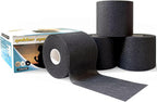 4 Pack Pre Wrap Athletic Tape, Black, 2.76 Inches x 29.5 Yards, Protect for Wrists Ankles and Knees, Athletic Foam Underwrap for Sports