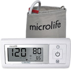 Microlife Series 200 Automatic Upper Arm Blood Pressure Monitor, Wide-Range Cuff Fits Most Adult Arms up to 16.5 in/Large, (Stores 30 Results), Compact Digital Blood Pressure Machine, Storage Pouch