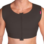 LIPOELASTIC MTmS Comfort- Gynocastemia Compression for Men, Daily Use Compression Vest for Men, Gynecomastia Compression Vest, Black, L