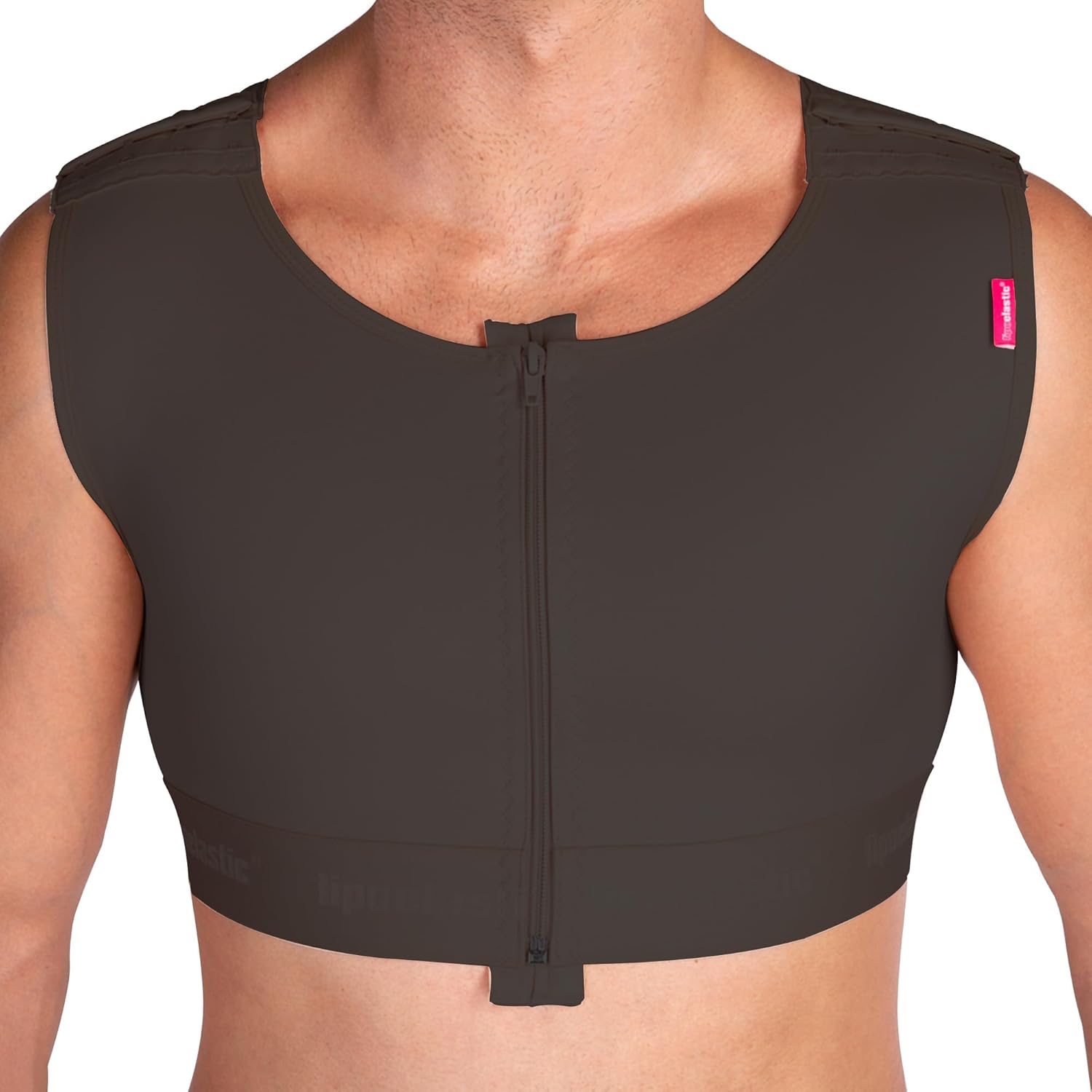LIPOELASTIC MTmS Comfort- Gynocastemia Compression for Men, Daily Use Compression Vest for Men, Gynecomastia Compression Vest