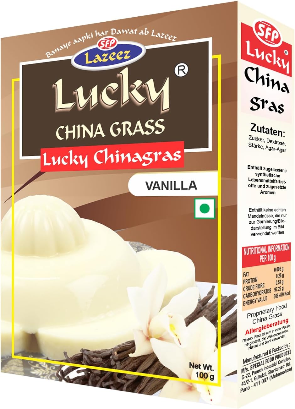 Lucky China Grass (Vanilla Flavour) 100g.