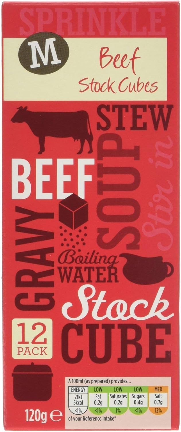 Morrisons Beef Stock Cubes 12's 120g
