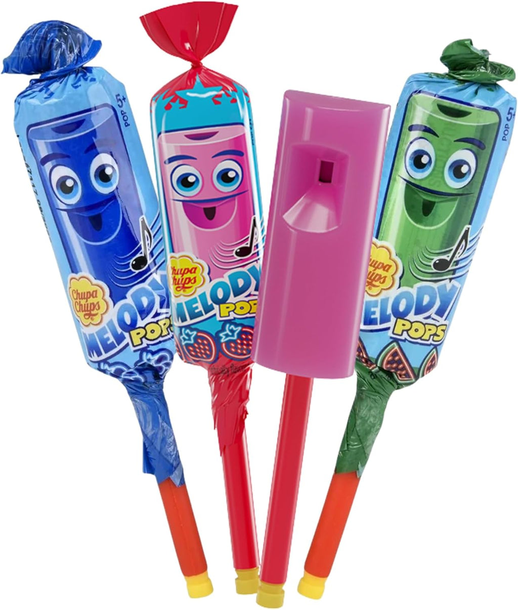Melody Pops - Pack of 3 - Whistle Lollipops - Assorted Flavors By Lyza's Sweets & Treats