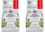 RADIUS Clove Cardamom Dental Floss 55 Yards Vegan & Non-Toxic Oral Care Boost & Designed to Help Fight Plaque Clear - Pack of 2