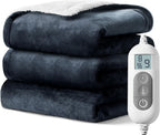 Heated Blanket,Soft Flannel Heated Throw Blanket,Fast Heating Electric Throw Blanket with 8 Heating Levels,9 Hours Auto Shut Off,Home Sleep Electric Blanket Throw, A Thoughtful Gift for Elders