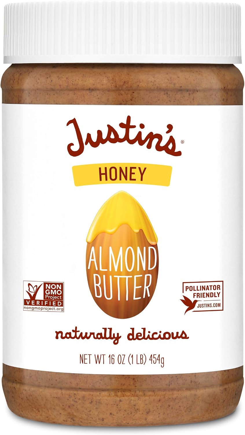 Justin's Nut Butter, Honey Almond Butter, 16 Ounce