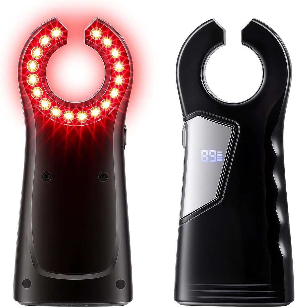 Rechargeable Vein Finder Viewer for IV Access Phlebotomy for Nurse Clinics Homes Use,Adjustable Red Light Vein Finder for Various Skin People (Black)