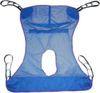 Universal Full Body Mesh Lift Sling with Commode Opening,Polyester Slings for Patient Lifts -Compatible with Hoyer, Invacare, McKesson, Drive, Lumex, Medline, Joerns (X-Large)