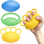 FitBeast Hand Exercise Ball Set–3 Pack Hand Squeeze Balls for Hand Therapy, Grip Strength, Finger & Wrist Training, Stress Balls for Adults, Ideal for Rehab, Arthritis, Carpal Tunnel