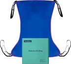 Solid Full-Body Patient Lift Sling for Elderly & Disabled – 600 lb Bariatric Capacity, Head Neck & Back Support, Hoyer & Standard Lift Compatible, Home Care & Hospice (Large)