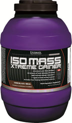Ultimate Nutrition ISO Mass Xtreme Gainer, Weight Gainer Protein Powder with Creatine, 60 Grams of Protein, Whey Isolate Protein Powder for Lean Muscle Gain, 10 LBS with 30 Servings, Chocolate