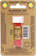 Sugarflair Ruby Edible Blossom Tints Food Colour Colouring Dust Powder