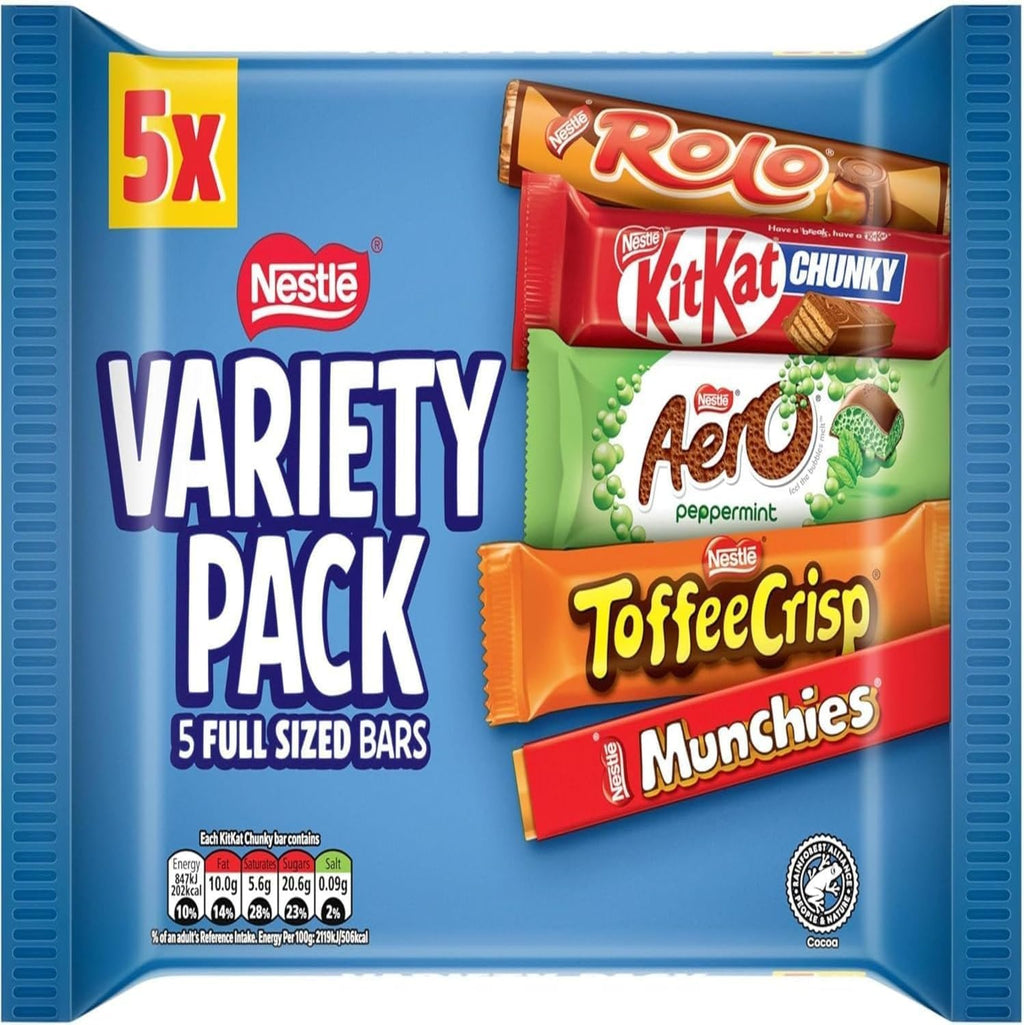 Original Nestle British Chocolate Variety Mix Rolos Aero Munchies Toffee Crisp Kit Kat Yorkie Imported From The UK England Nestle Variety Pack Original From England