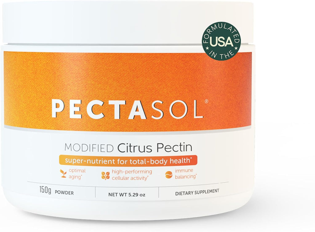 PectaSol Modified Citrus Pectin – 150g Powder – Total-Body Health Supplement to Support The Heart, Immune System, Inflammation Response & Healthy Aging + Maintain Healthy Galectin-3 Levels