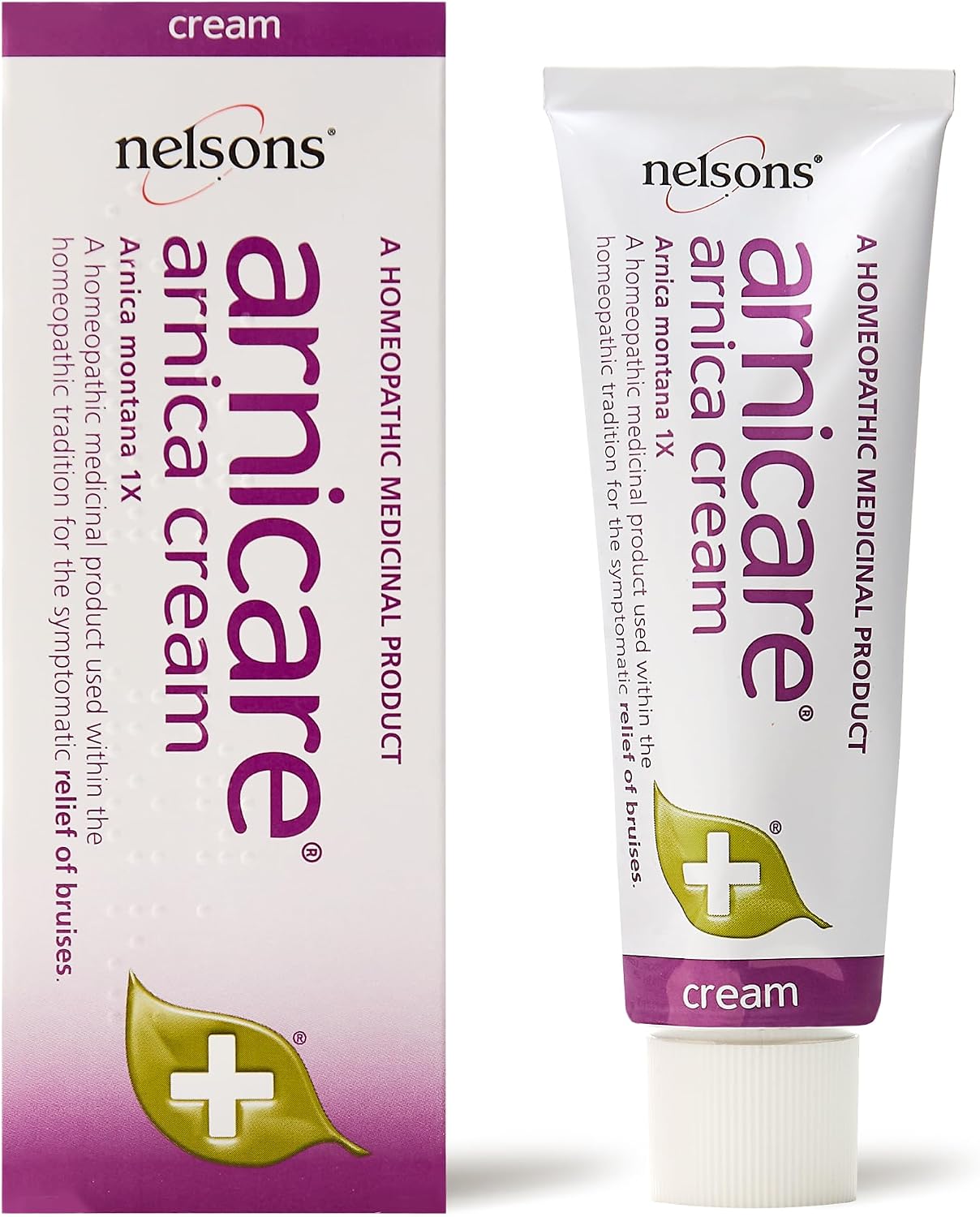 Nelsons Arnicare, Arnica Cream, Homeopathic Remedies, for Bruise Relief, Apply to Skin, Suitable for Adults, The Elderly & Children, 50 gr
